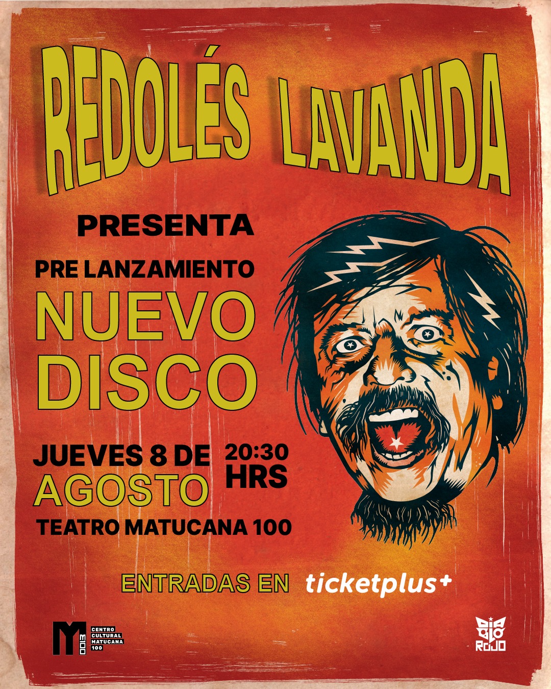Mauricio Redolés presentará nuevo material en Matucana 100